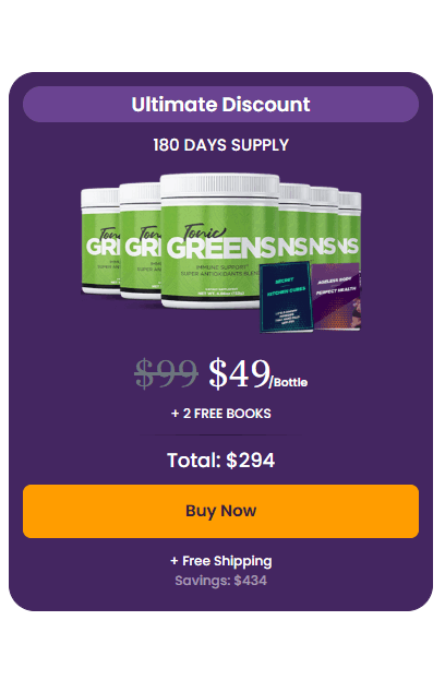 Tonic Greens 6 bottle